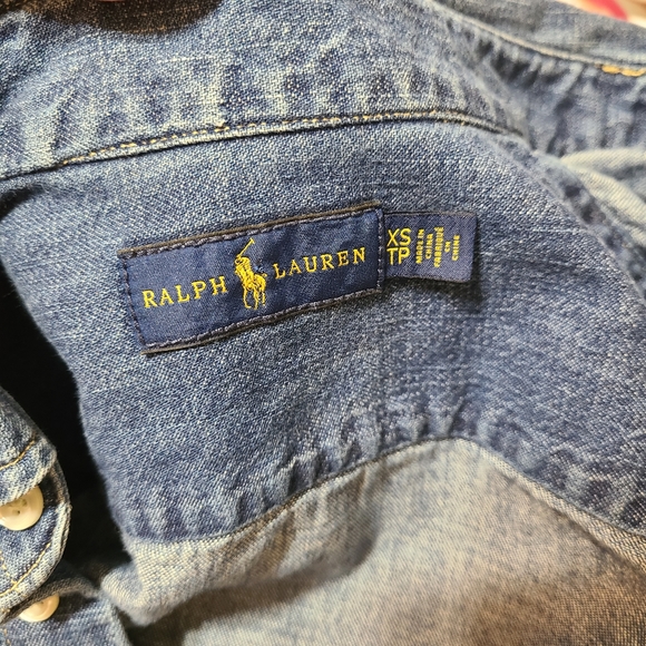 Ralph Lauren chambray denim short dress - Picture 4 of 4